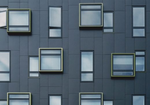 Aluminium Windows on a Building